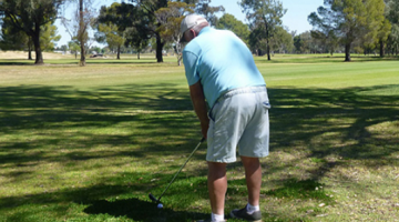 Max Haley trying to avoid a tree close in front of him.